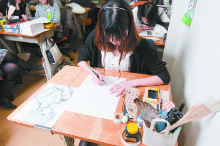 一人一台の作業机!