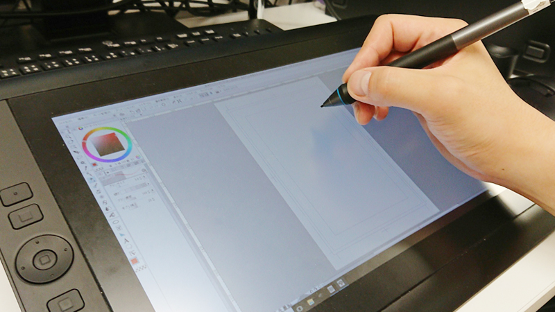 体験例2)デジタルイラスト体験