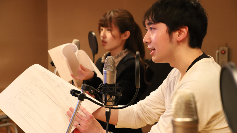 体験例1)アフレコ体験