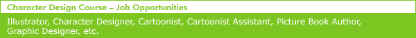 Character Design Course &ndash; Job Opportunities